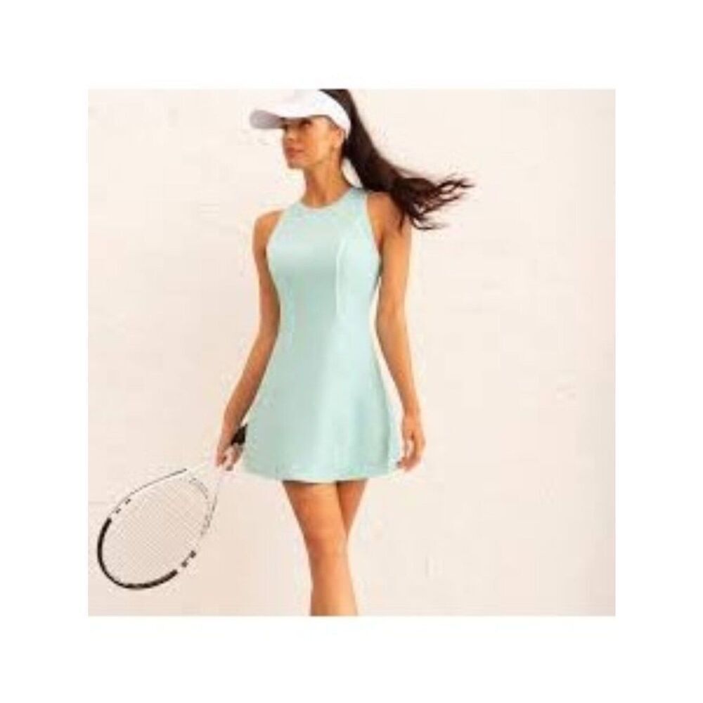 Zelos Women's Sleeveless Active Tennis/ Golf Skater Dress Size L